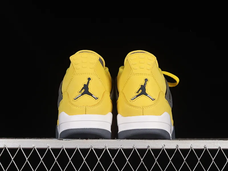 All categories Air Jordan Jordan series basketball shoes Air Jordan 4 LJR version Air Jordan 4 Retro "Lightning" AJ4 Joe 4 replica white and yellow electric mother CT8527-700